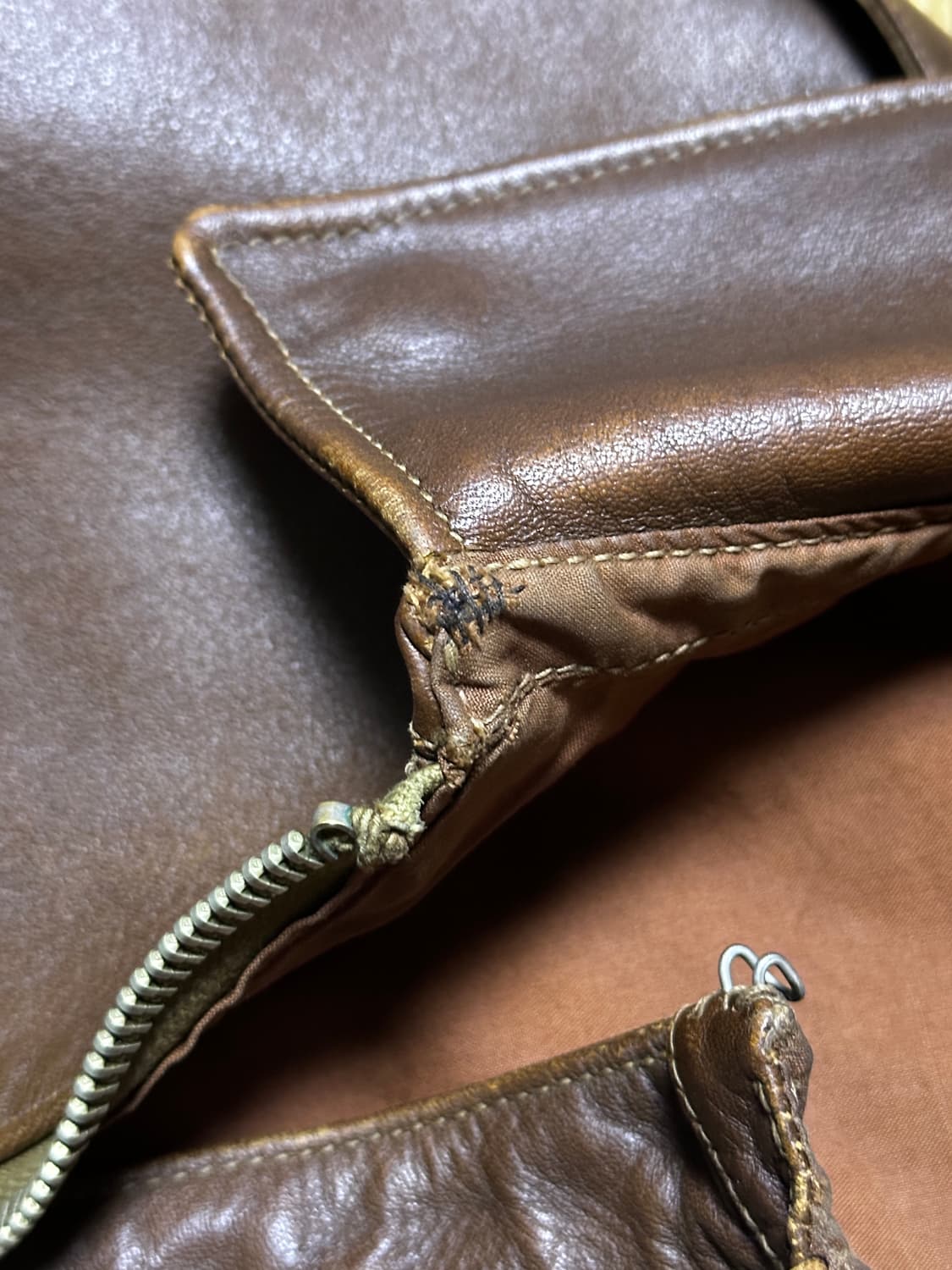 이스트맨레더 A2 호스하이드 플라이트자켓 상품이미지10