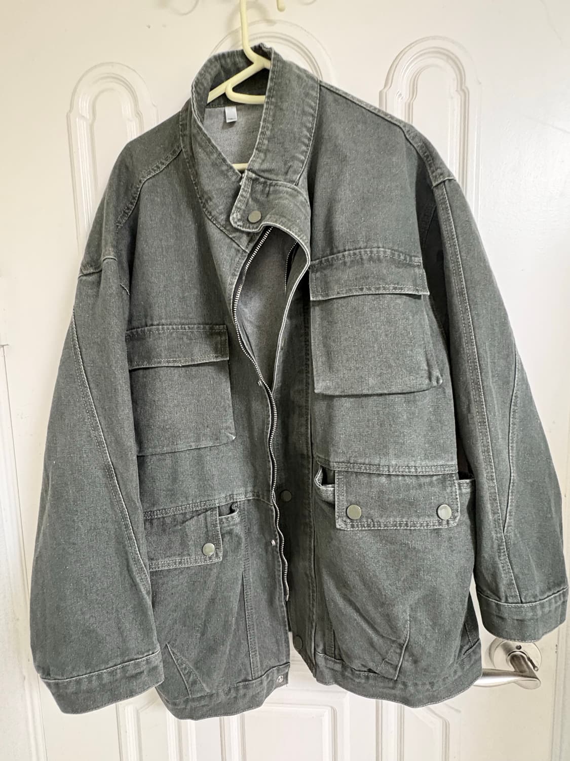 카키 데님 야상자켓  상품이미지3