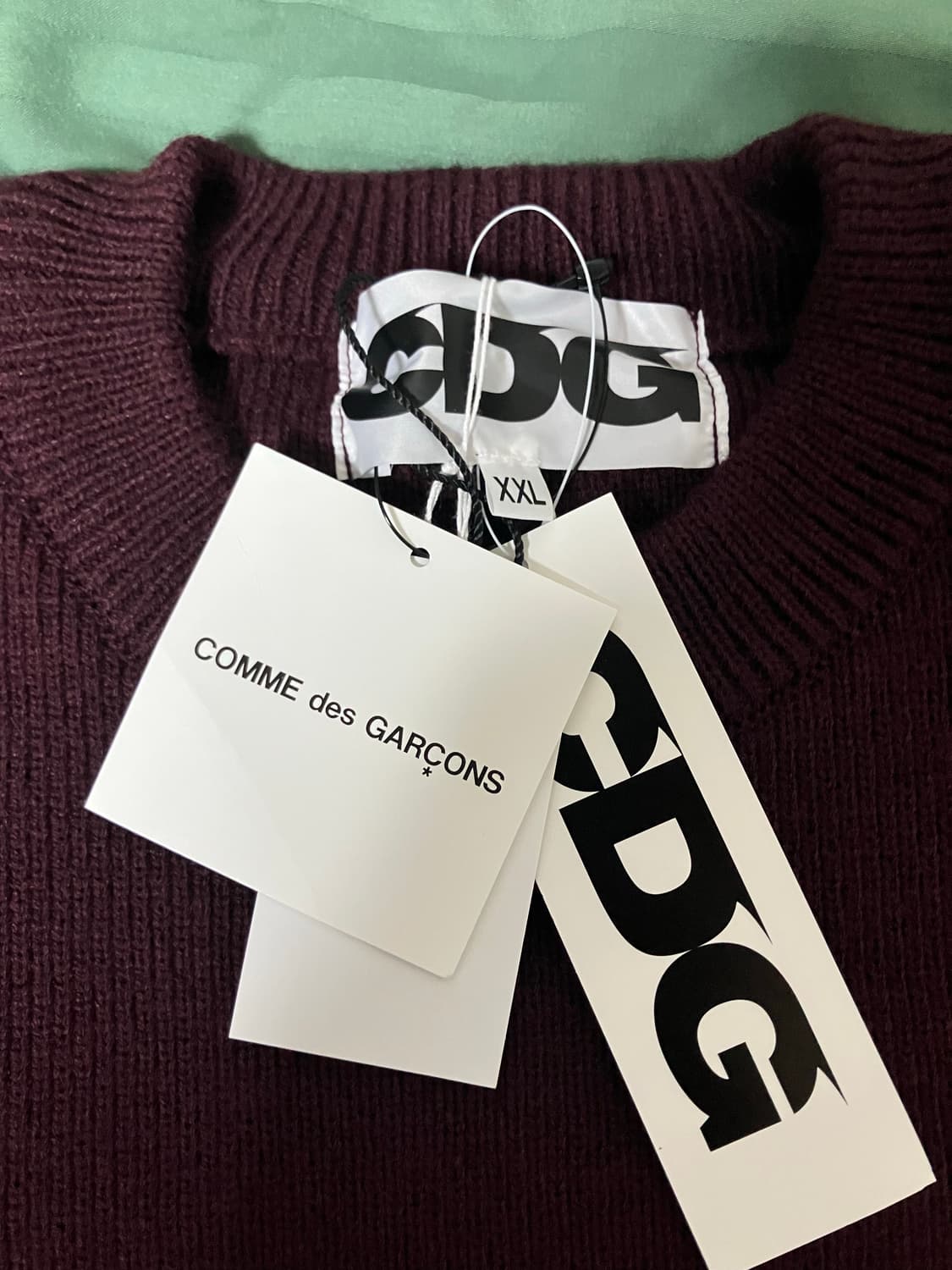 cdg 라운드넥 스쿨 풀오버 xxl 상품이미지3