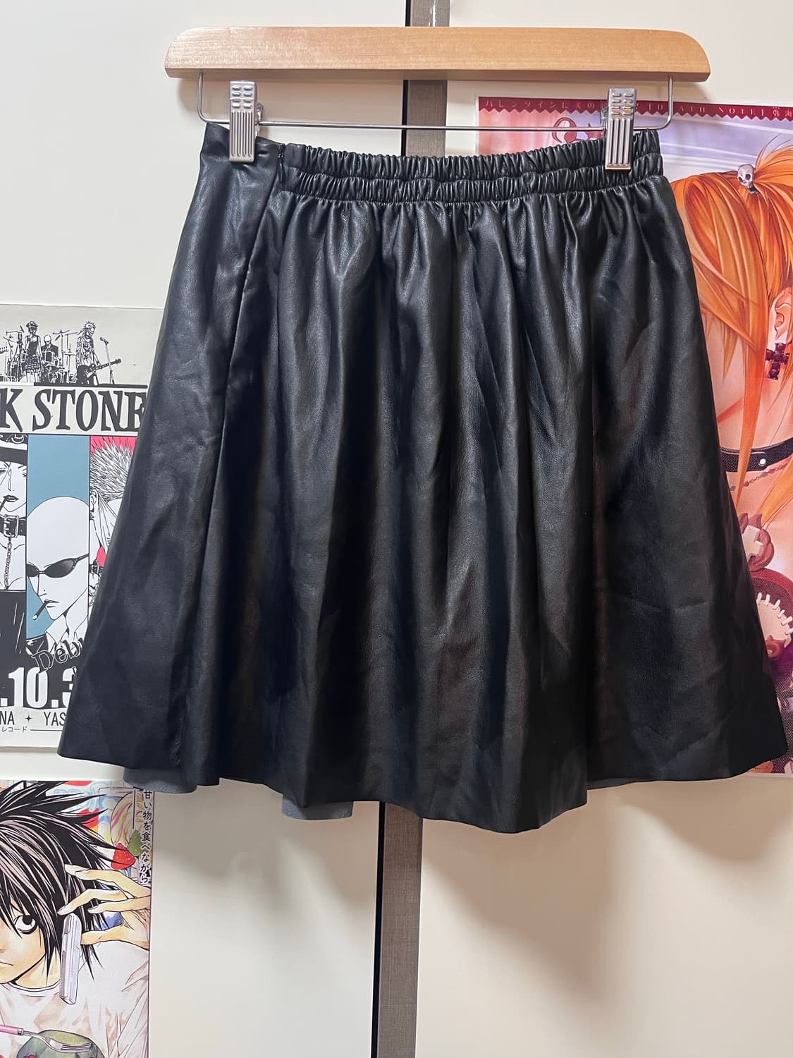 페이크 레더 치마 상품이미지5