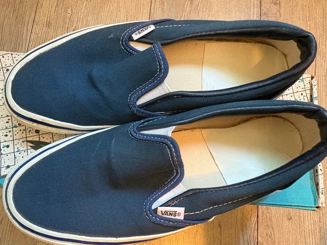 80-90s 반스 슬립온 7 made in usa 상품이미지2