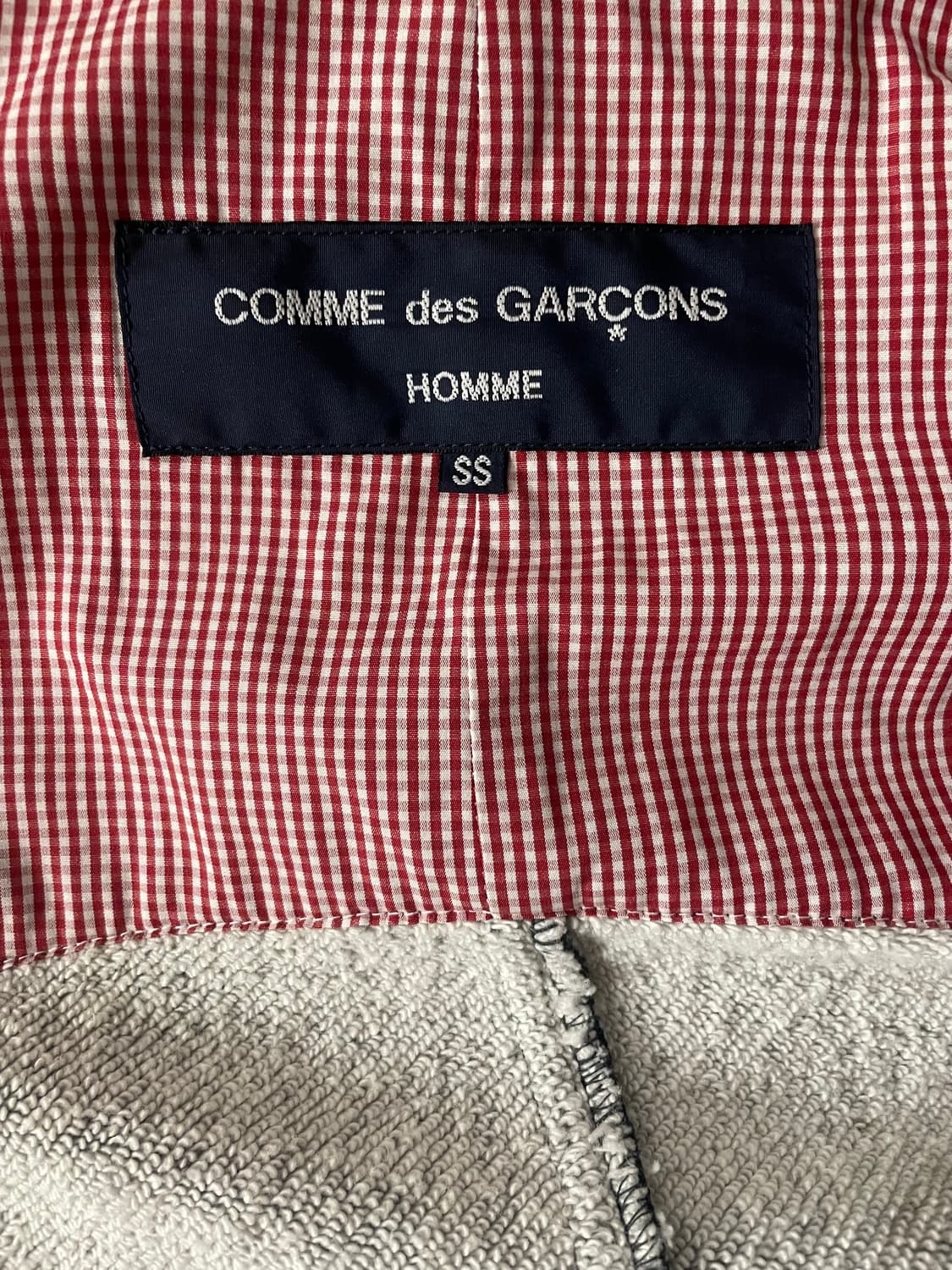 희귀 Comme des Garcons Homme suede jacket 상품이미지4
