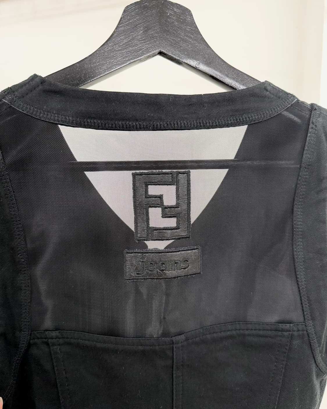 펜디 블랙 백로고 프론트 지퍼 드레스 상품이미지7