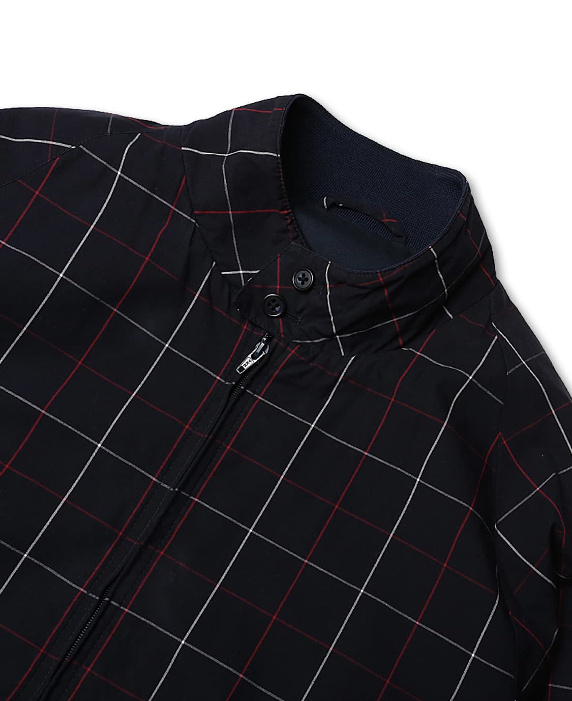 바라쿠타 [Baracuta] 다크 네이비 클래식 체크 블루라인 G9 자켓 상품이미지2