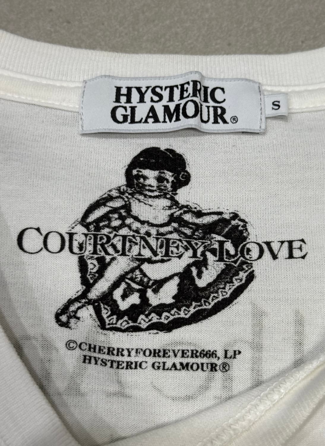 코트니 러브x히스테릭 글래머 아카이브 반팔 티셔츠 상품이미지3