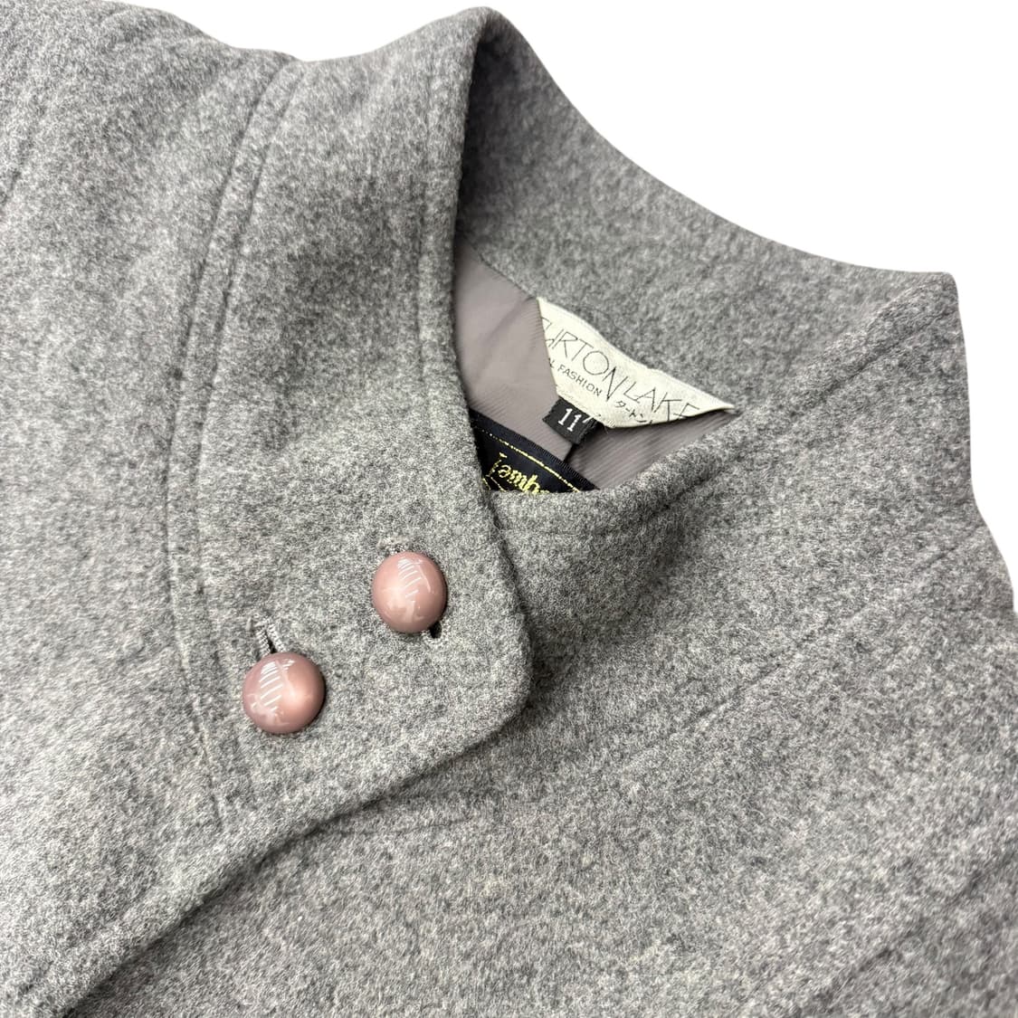 JPN 램스울 그레이 하프코트 상품이미지7