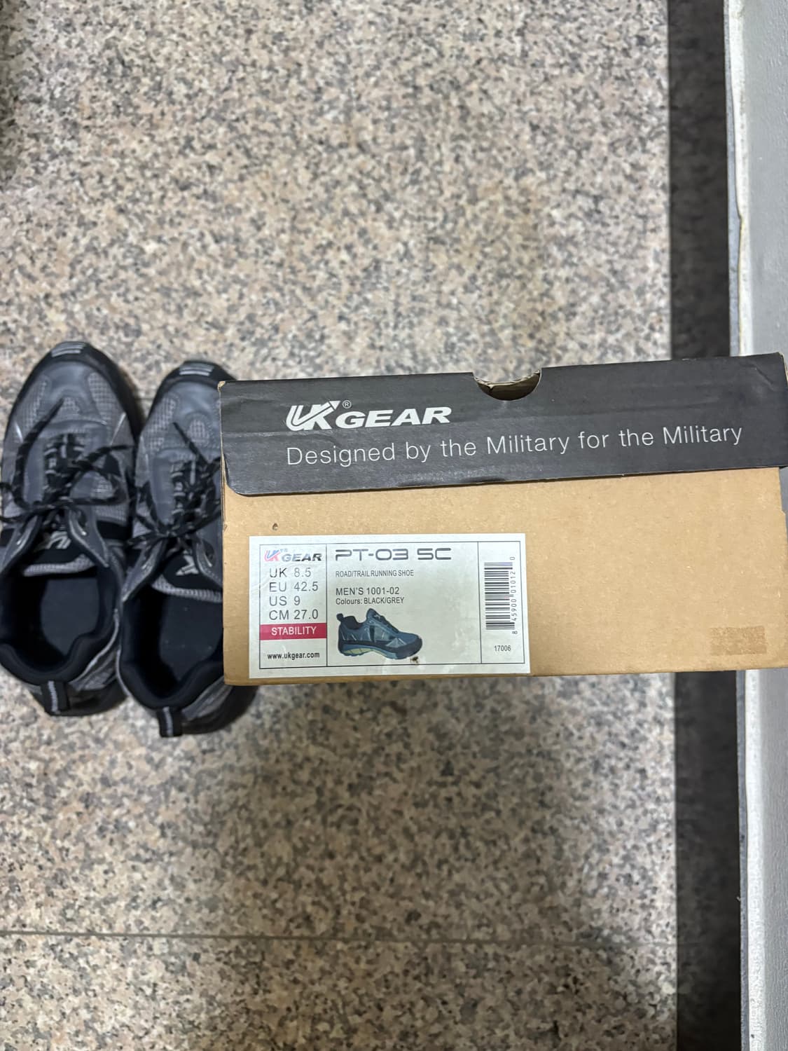 [예약]영국군 보급 트레이너 UK gear pt-03, 270, 풀박스 상품이미지4