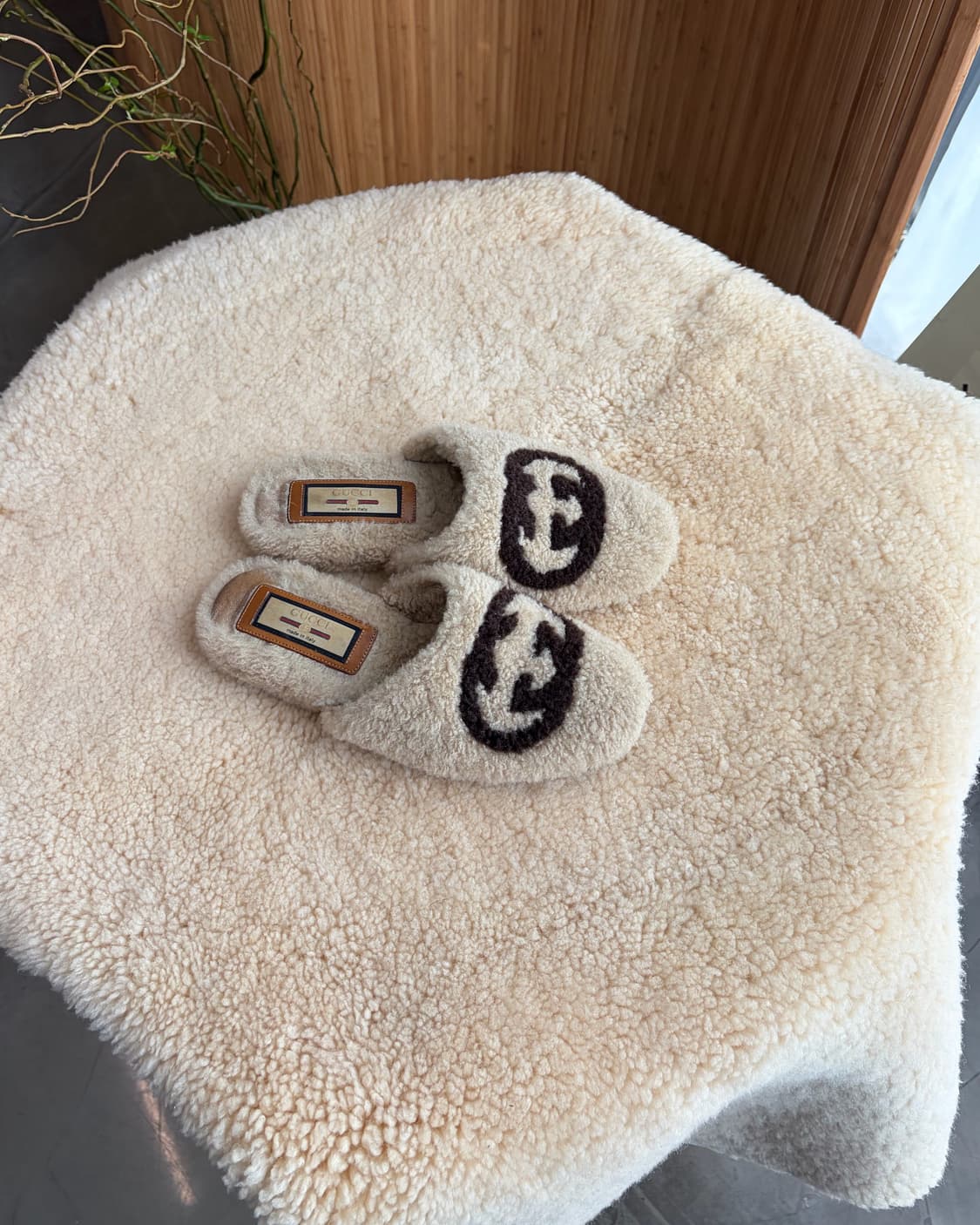 gucci interlocking G wool Slide 상품이미지3