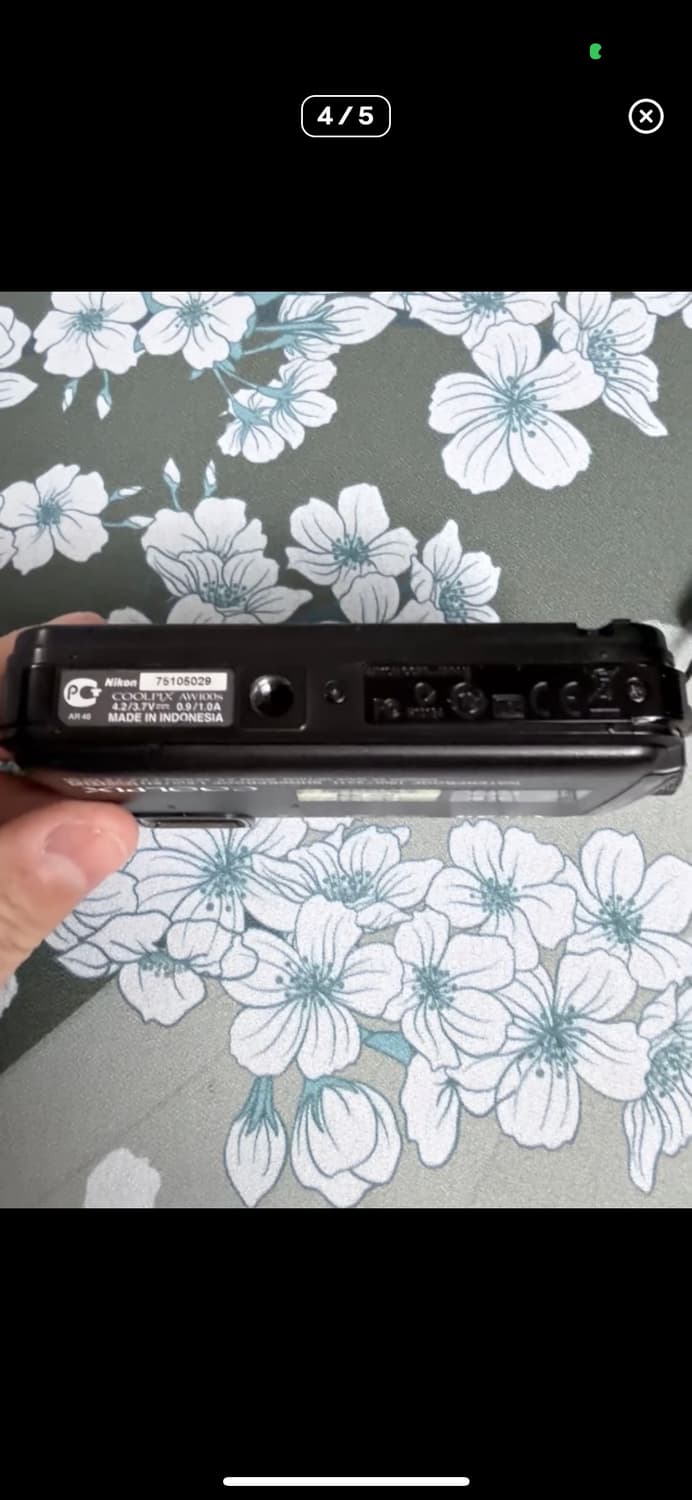 (S급) 니콘 쿨픽스 aw100 (aw110）블랙 빈티지 디카 상품이미지4