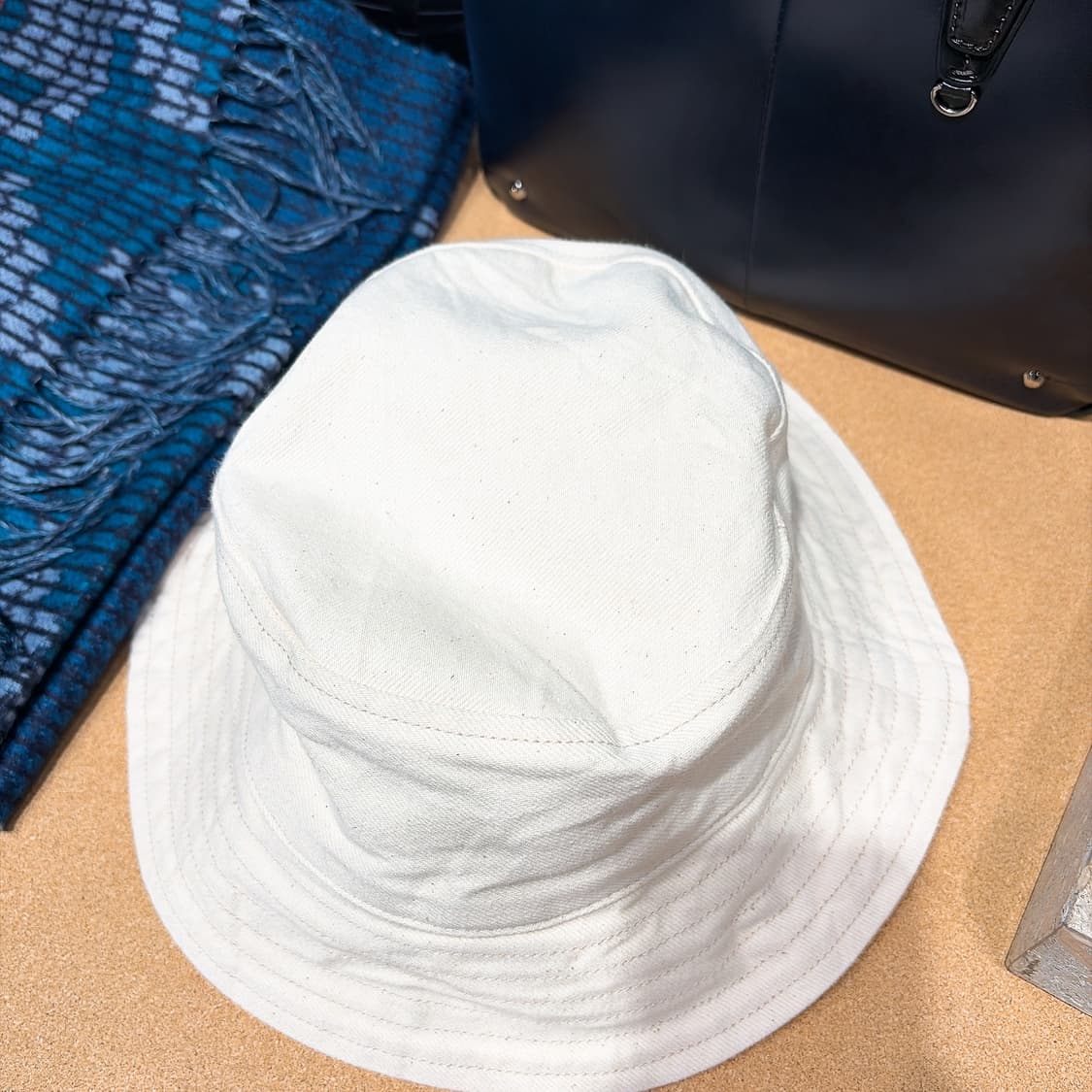 (정품/새상품) Drake's 드레익스 남성 에크루 헤비 코튼 버킷햇 상품이미지2