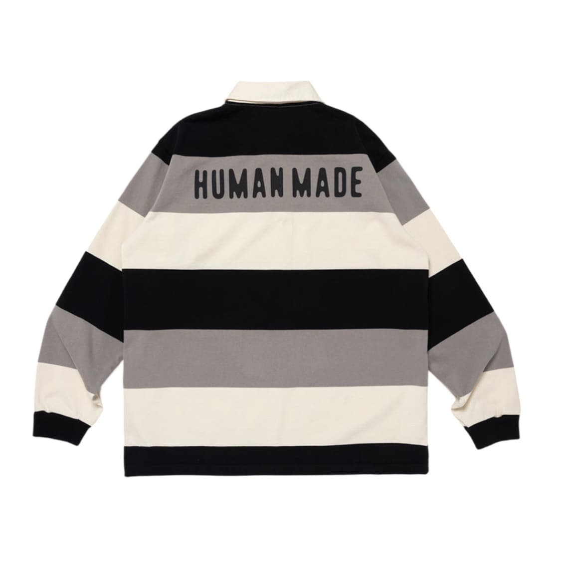 휴먼메이드 럭비셔츠 블랙  상품이미지2