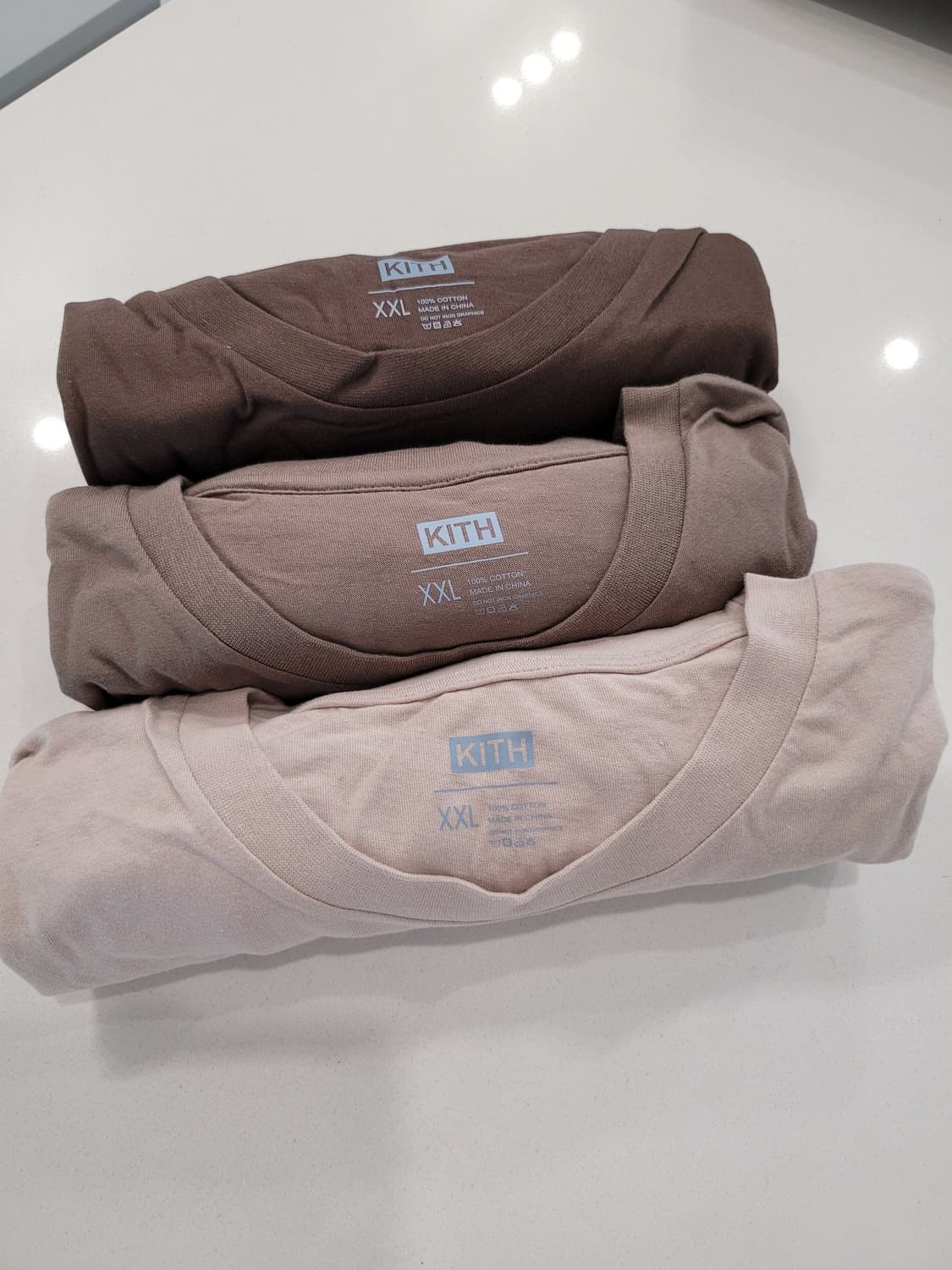 [새상품/XXL] 하와이 KITH 매장 판, 키스 3팩 티셔츠(Celes 상품이미지3