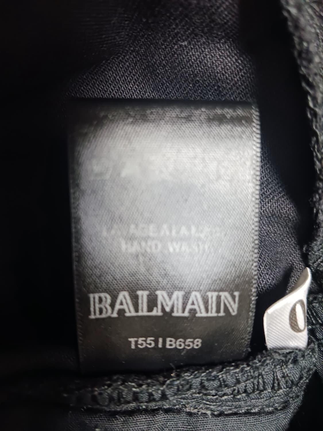 [30] 발망 블랙코팅 바이커진 청바지 상품이미지10