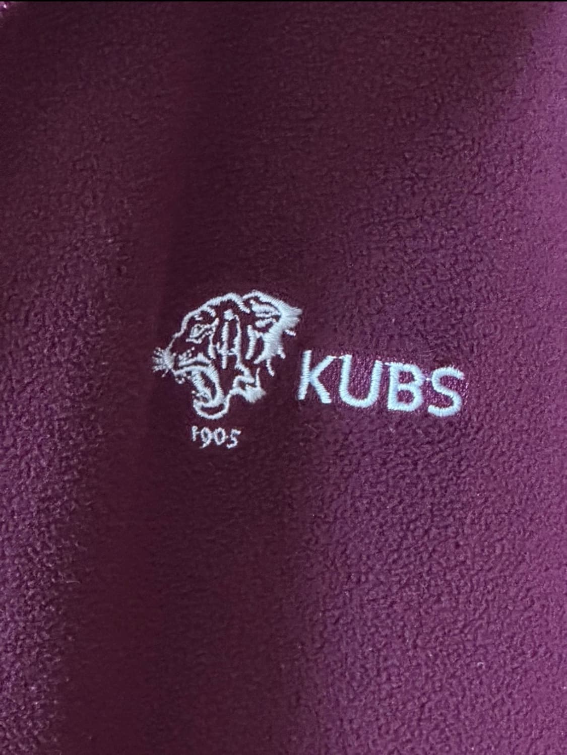 고려대학교 경영대학 자주색 후리스 자켓 100 상품이미지4