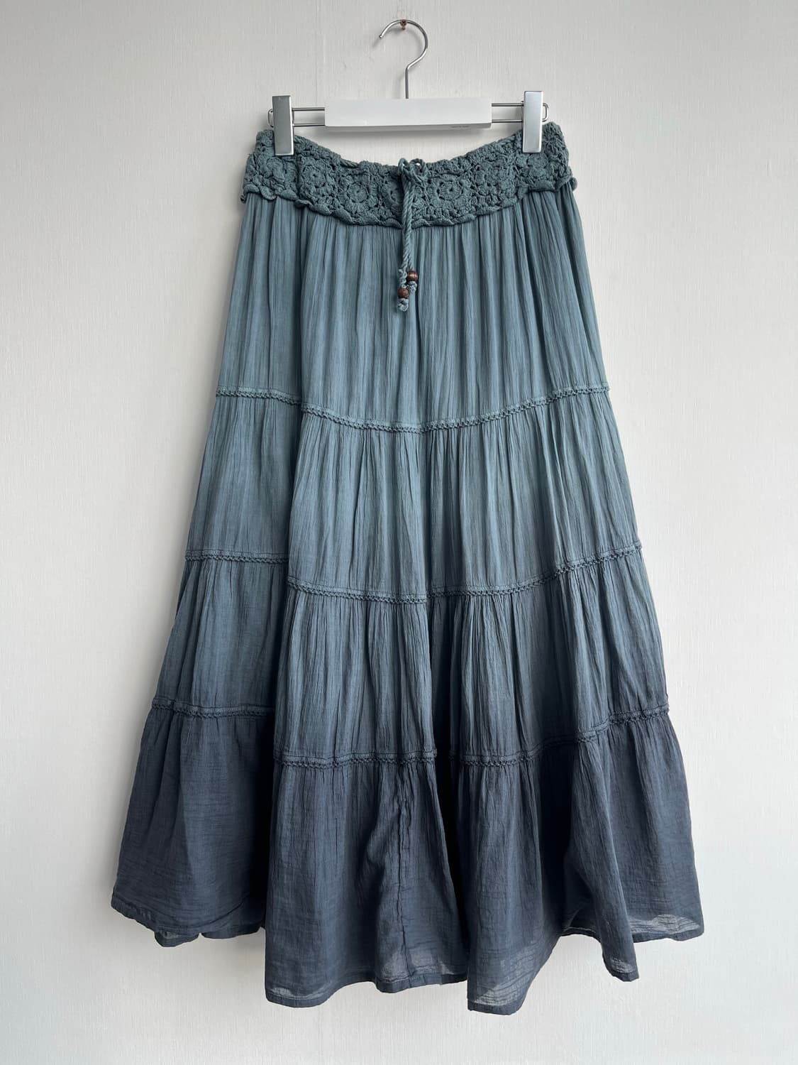 페어리 크로셰 롱 스커트 상품이미지1