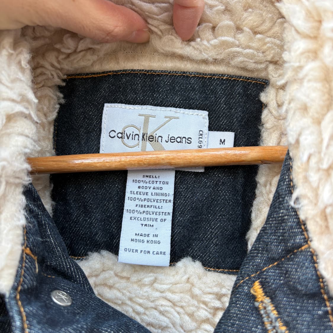 Calvin Klein 캘빈클라인 데님 쉐르파 자켓 상품이미지4