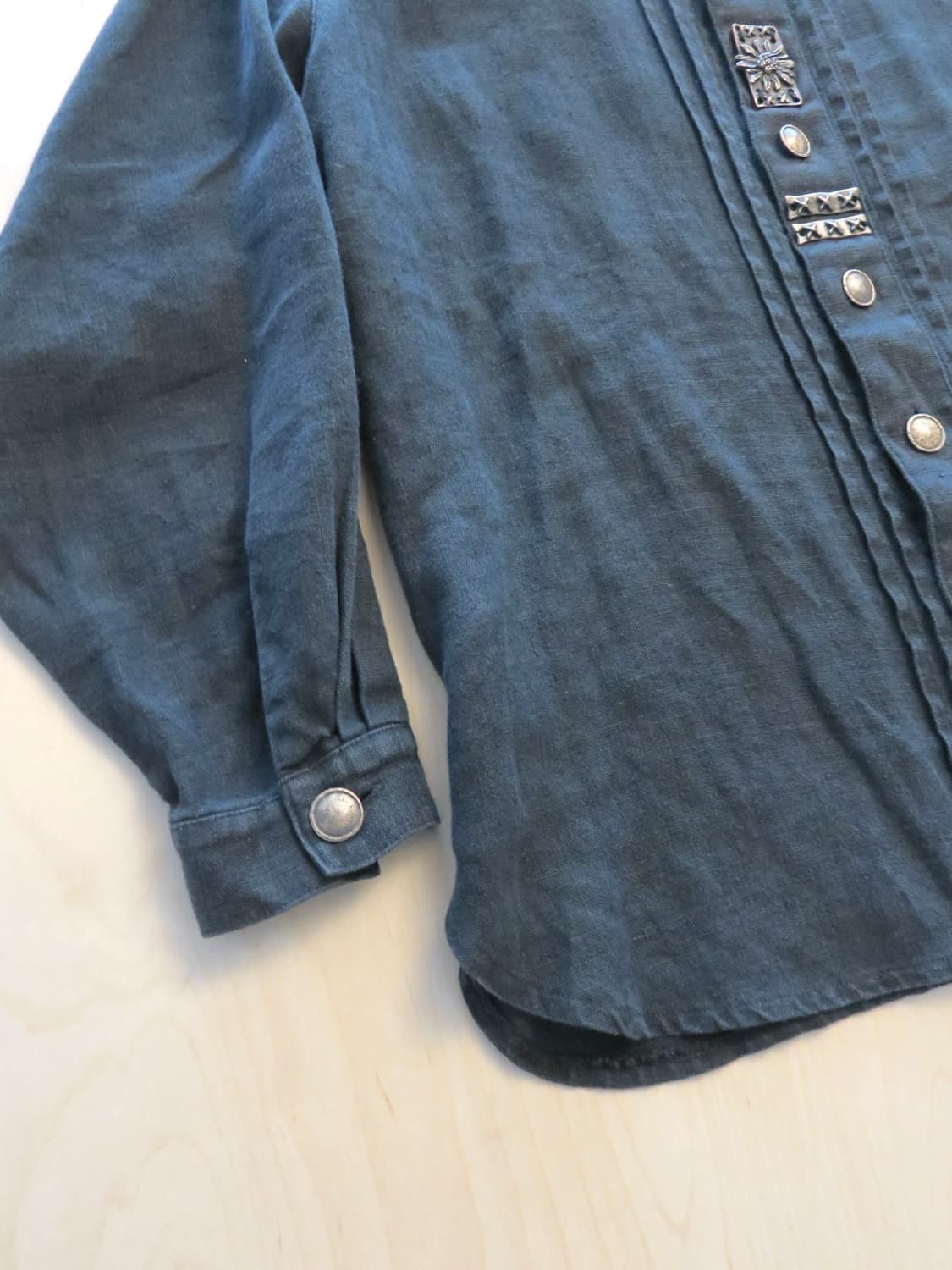 일본 브랜드 빈티지 블랙 셔츠 (희귀템) 상품이미지9