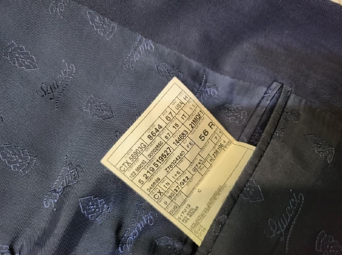 56R 구찌 수트 상품이미지7