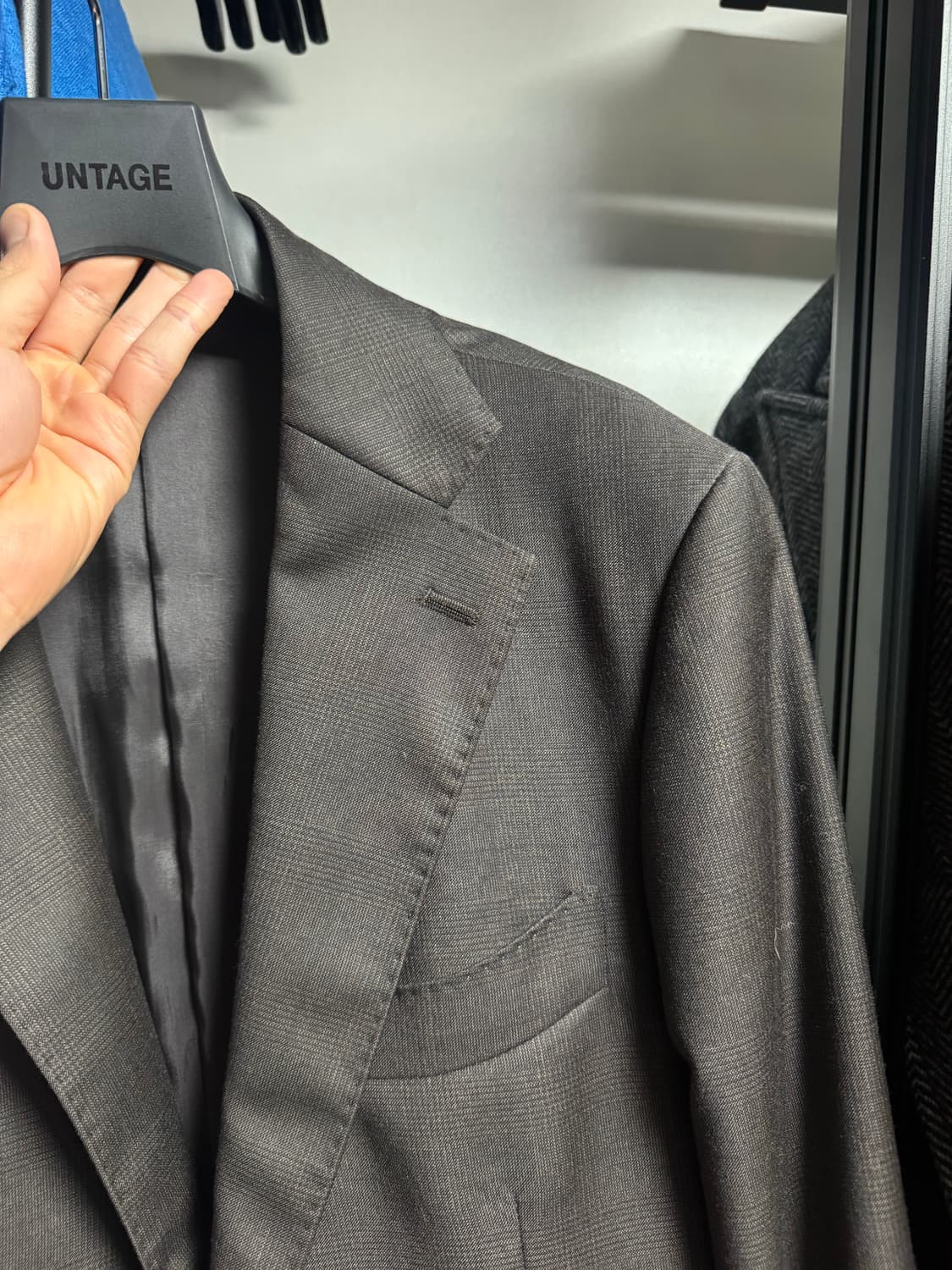 로로피아나 원단 맨 온더 분 수트 자켓 48 상품이미지7