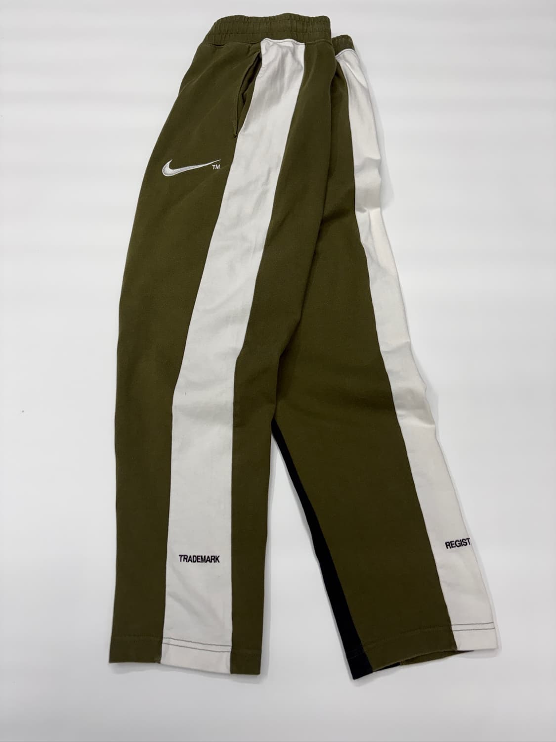 나이키 카키 배색 스웻팬트 트레이닝 바지 상품이미지6
