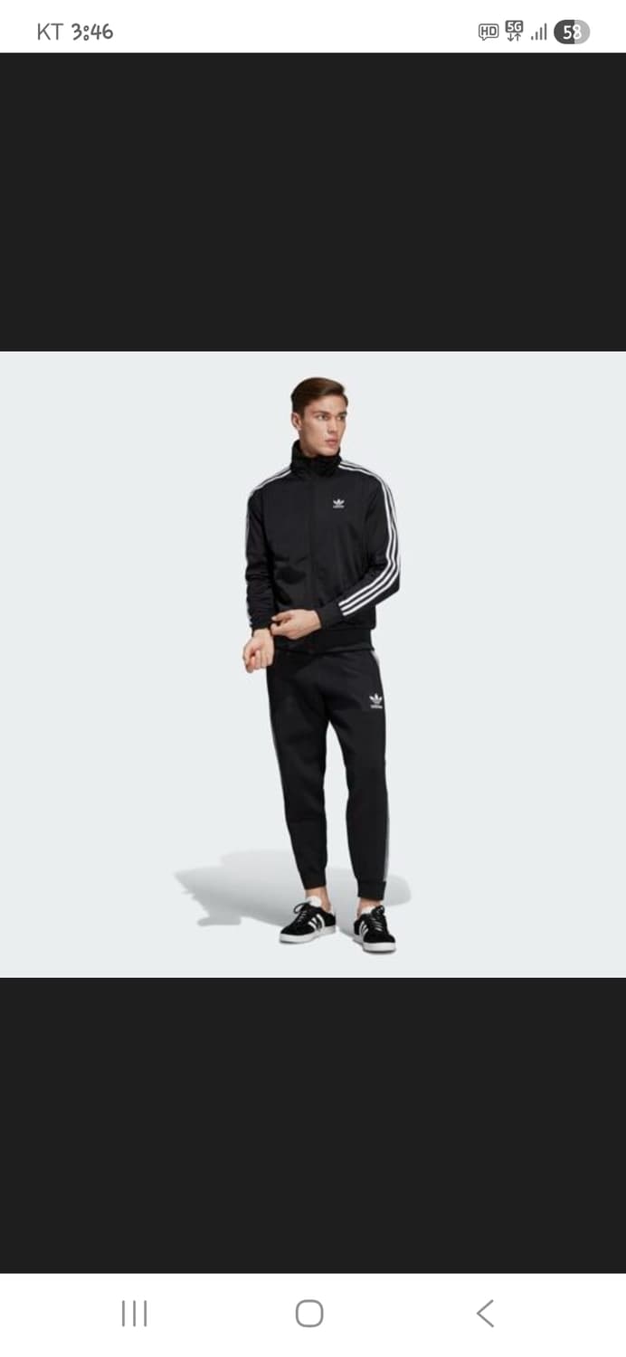 아디다스 신형 파이어버드 트랙탑 져지 검흰 L 상품이미지5