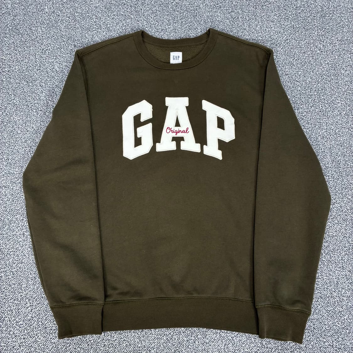 <갭 GAP 빈티지 카키 맨투맨> No.1556 상품이미지3