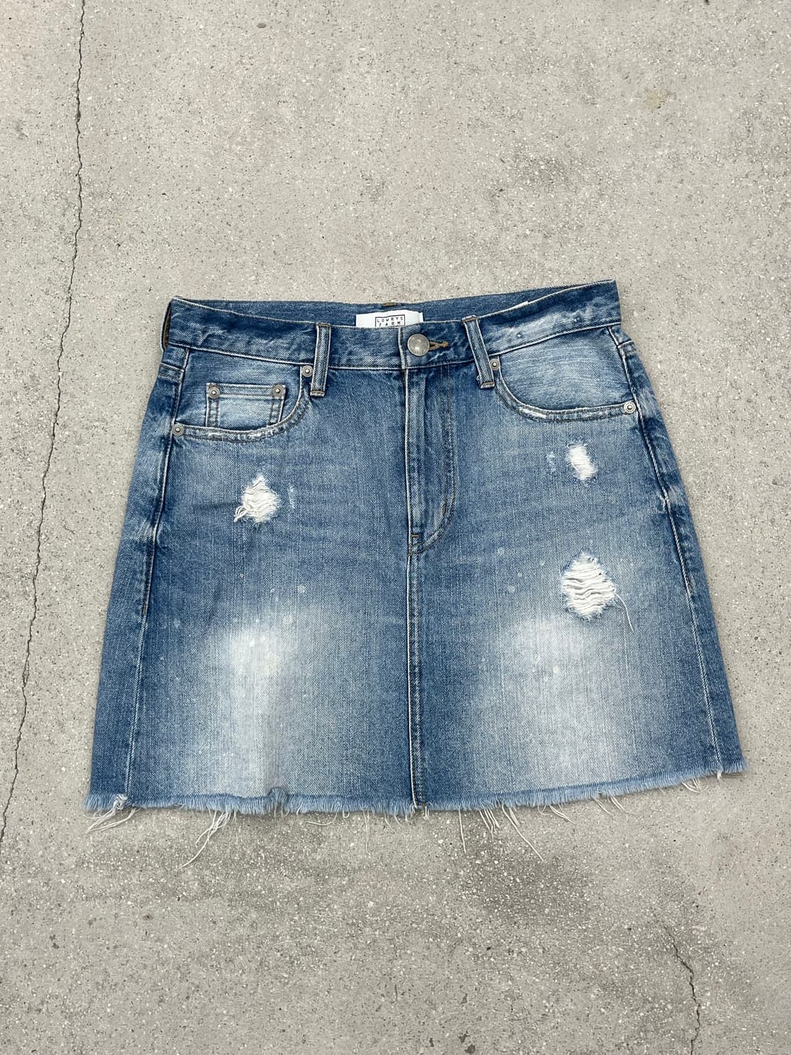 Lowrys farm 데님 미니스커트 상품이미지1