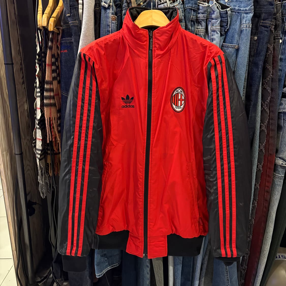 아디다스 AC밀란 리버시블 패딩 점퍼 상품이미지4