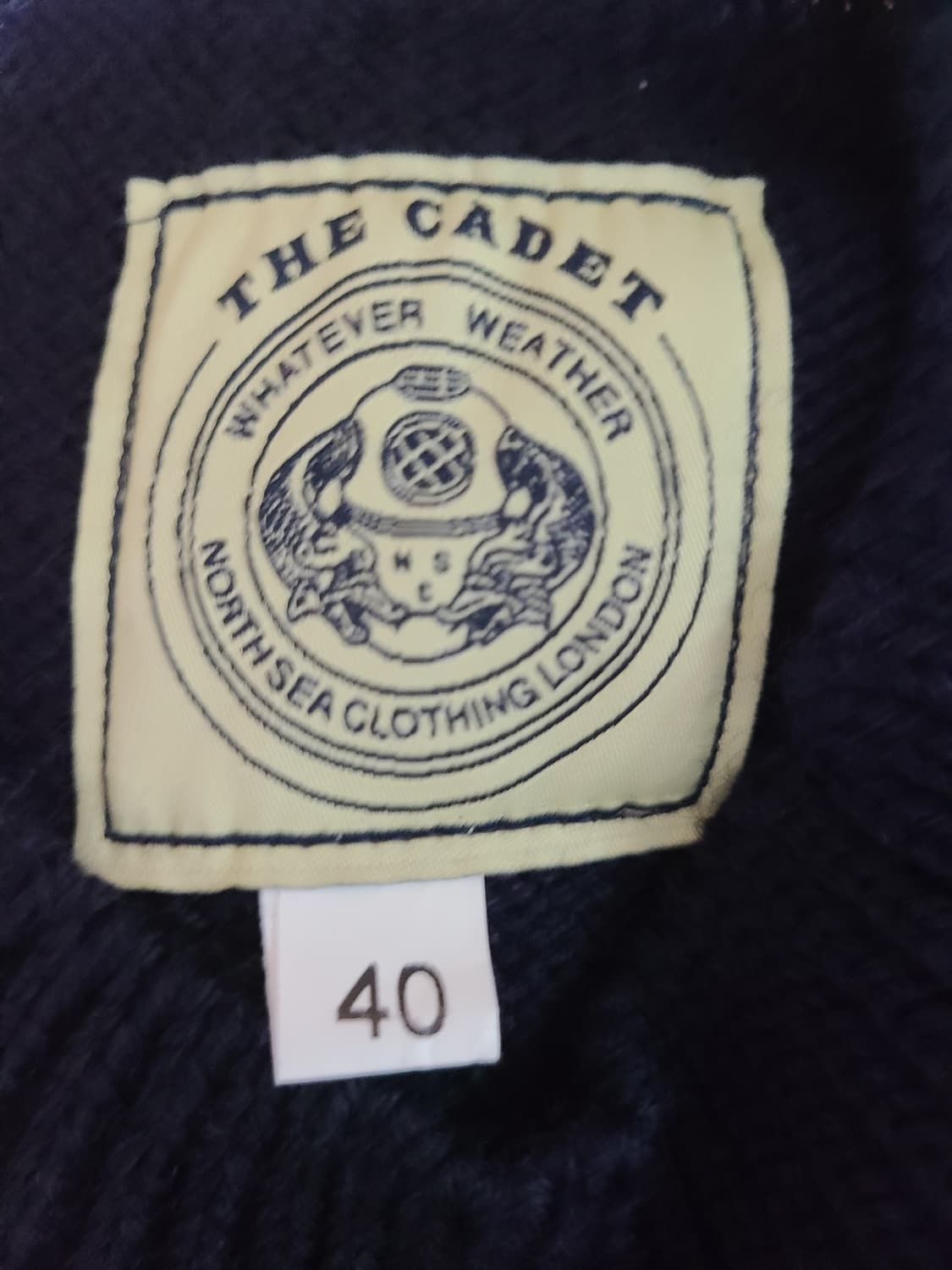 노스씨클로딩 카데트 울 니트 스웨터 블랙 네이비 상품이미지6