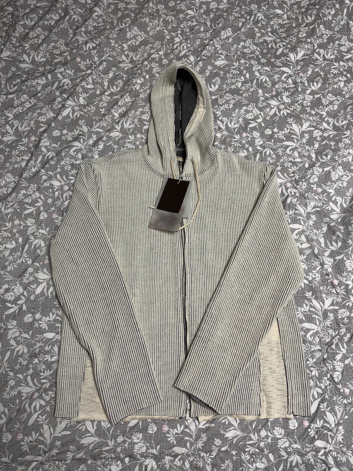 [L] XLIM EP9 01 HOODIE ZIP UP IVORY 상품이미지1