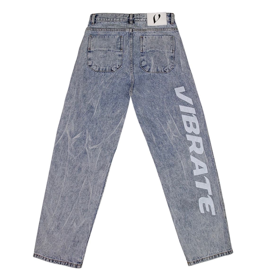 바이브레이트 레터링 데님 팬츠 상품이미지2