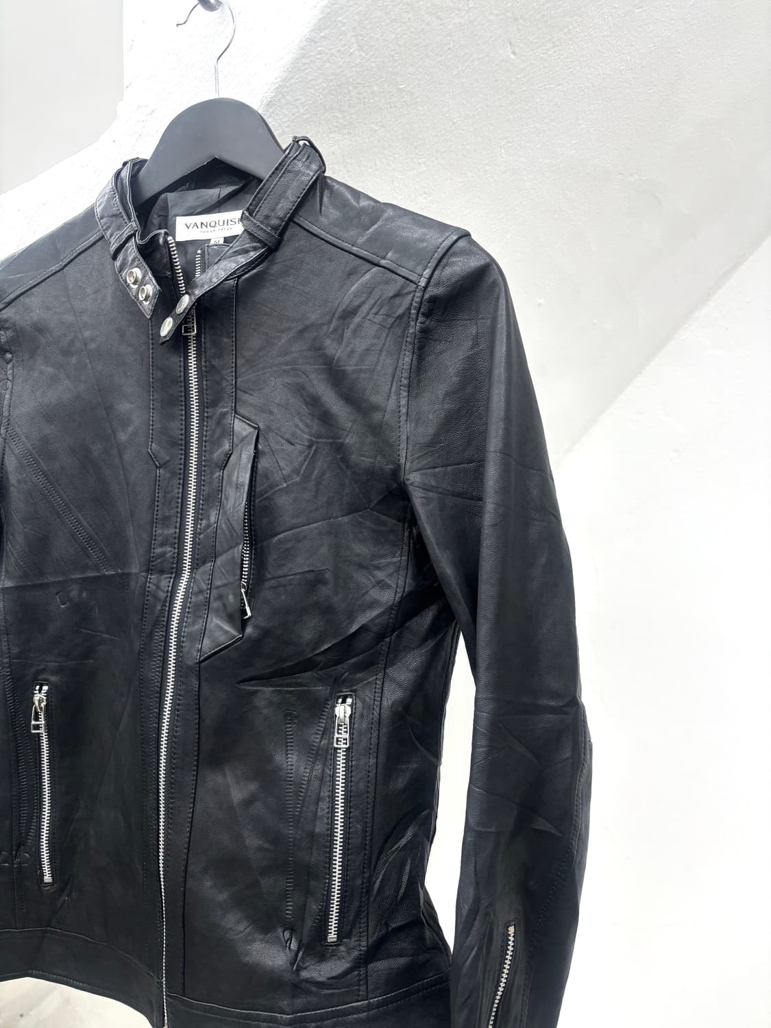 Vanquish lambskin leather jacket 상품이미지7