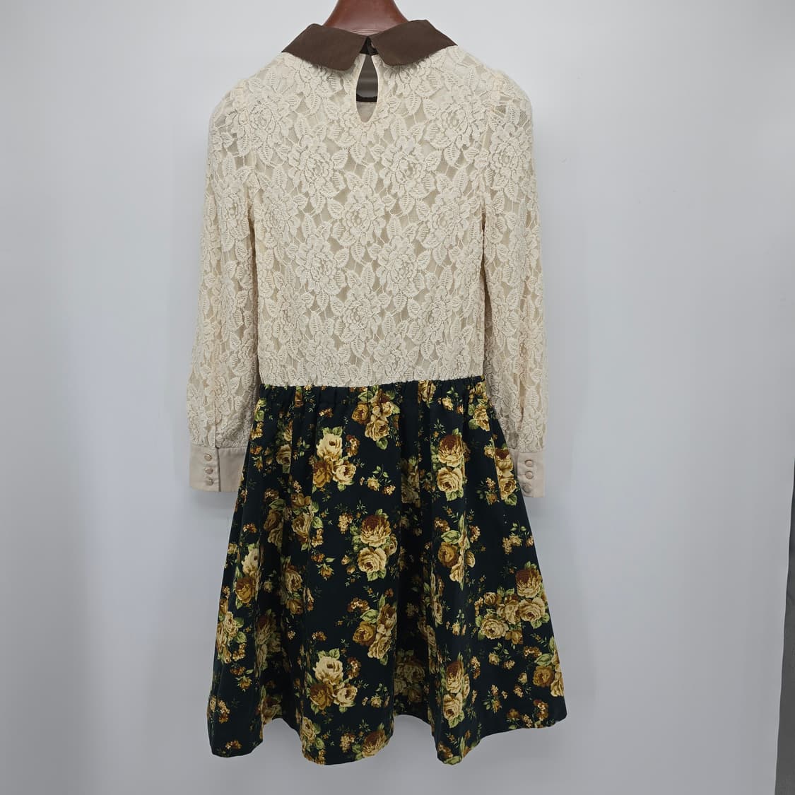 axes femme 레이스 플라워 빈티지 원피스 상품이미지5