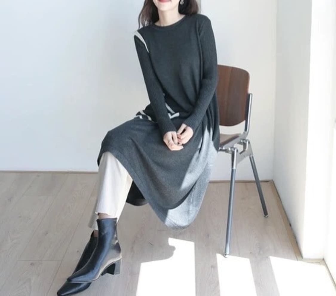 니트 원피스 상품이미지3