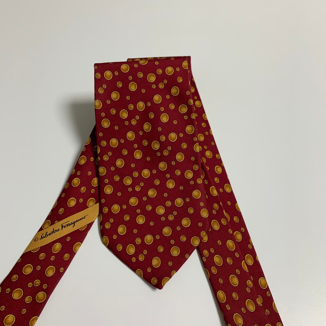 살바토레 페레가모 명품넥타이 100실크 최상급 9cm 상품이미지9