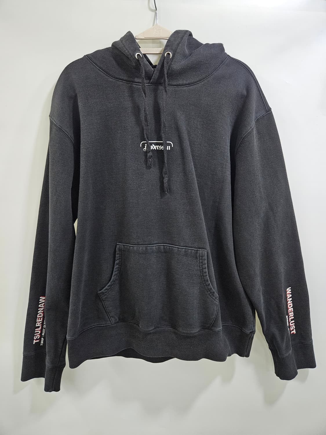 앤더슨벨 월드투어 후드티 블랙 L 상품이미지1