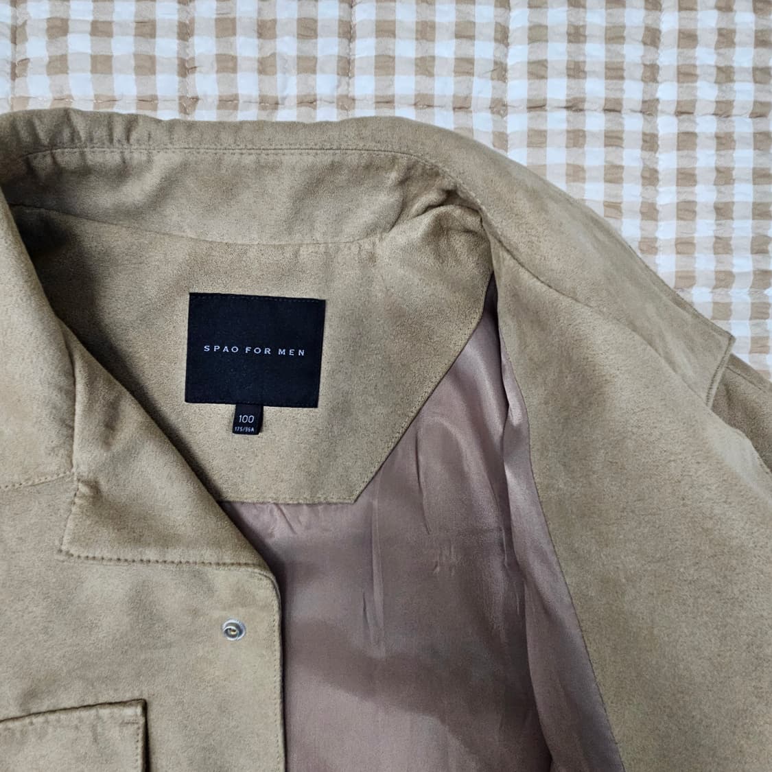 SPAO 스파오 스웨이드 자켓 남자100 상품이미지6