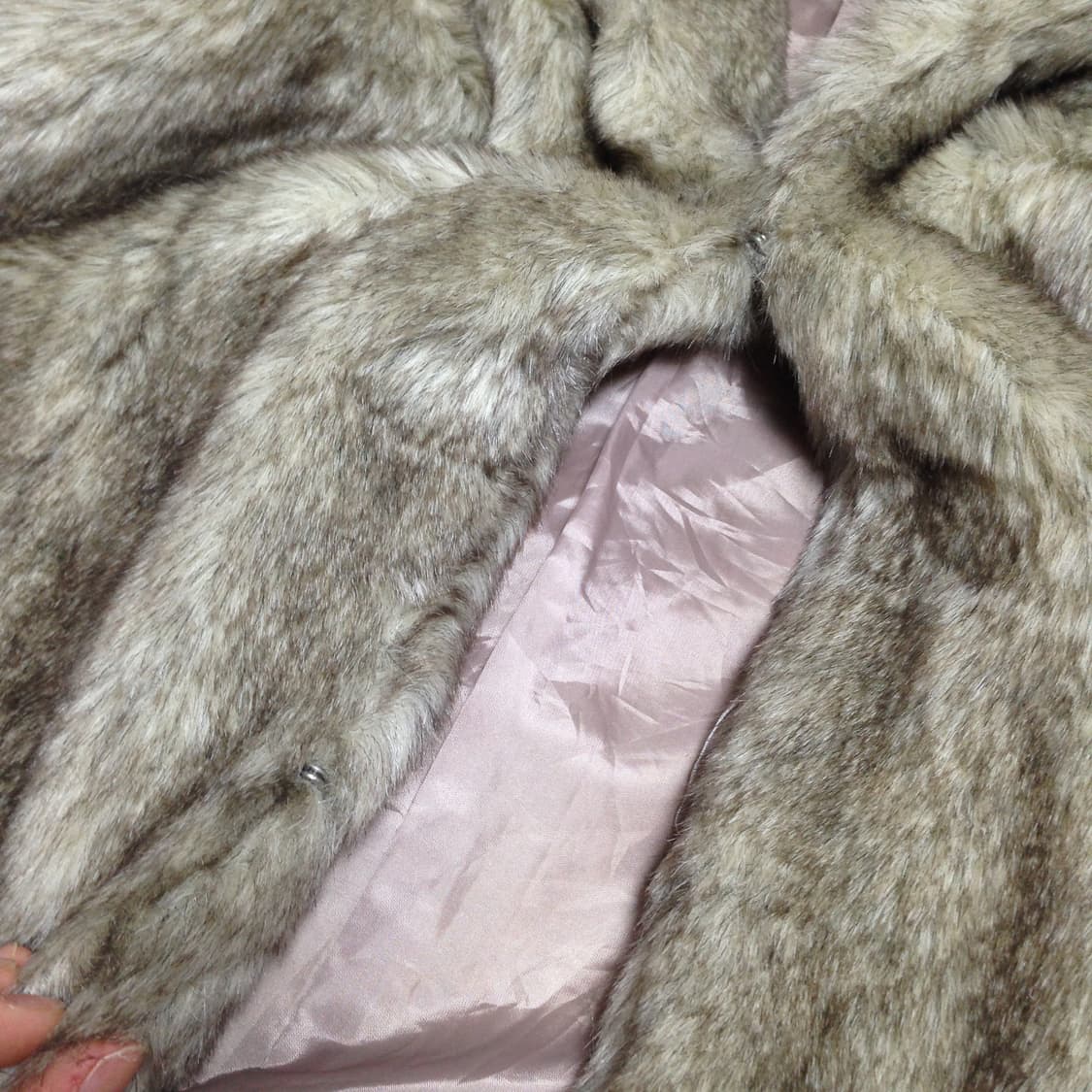 빈티지 퍼 아우터 자켓 갸루 오네걀 오네갸루 상품이미지4