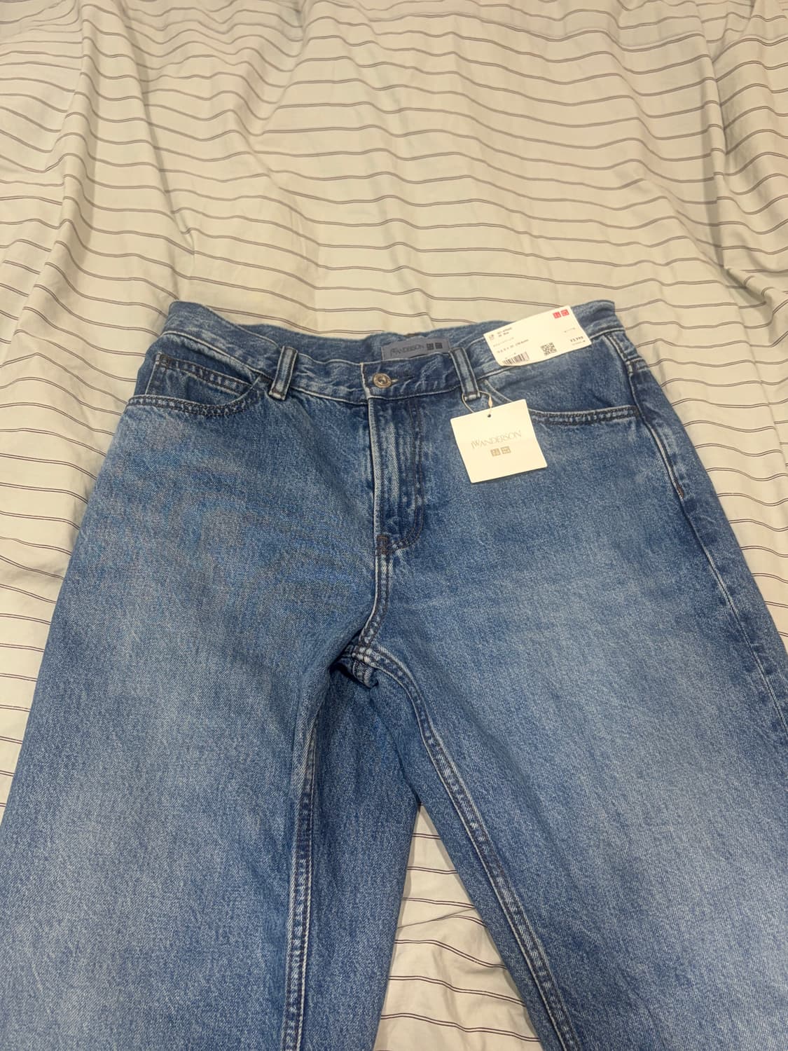 (31) 유니클로 jwa 스트레이트진 65 블루 상품이미지4