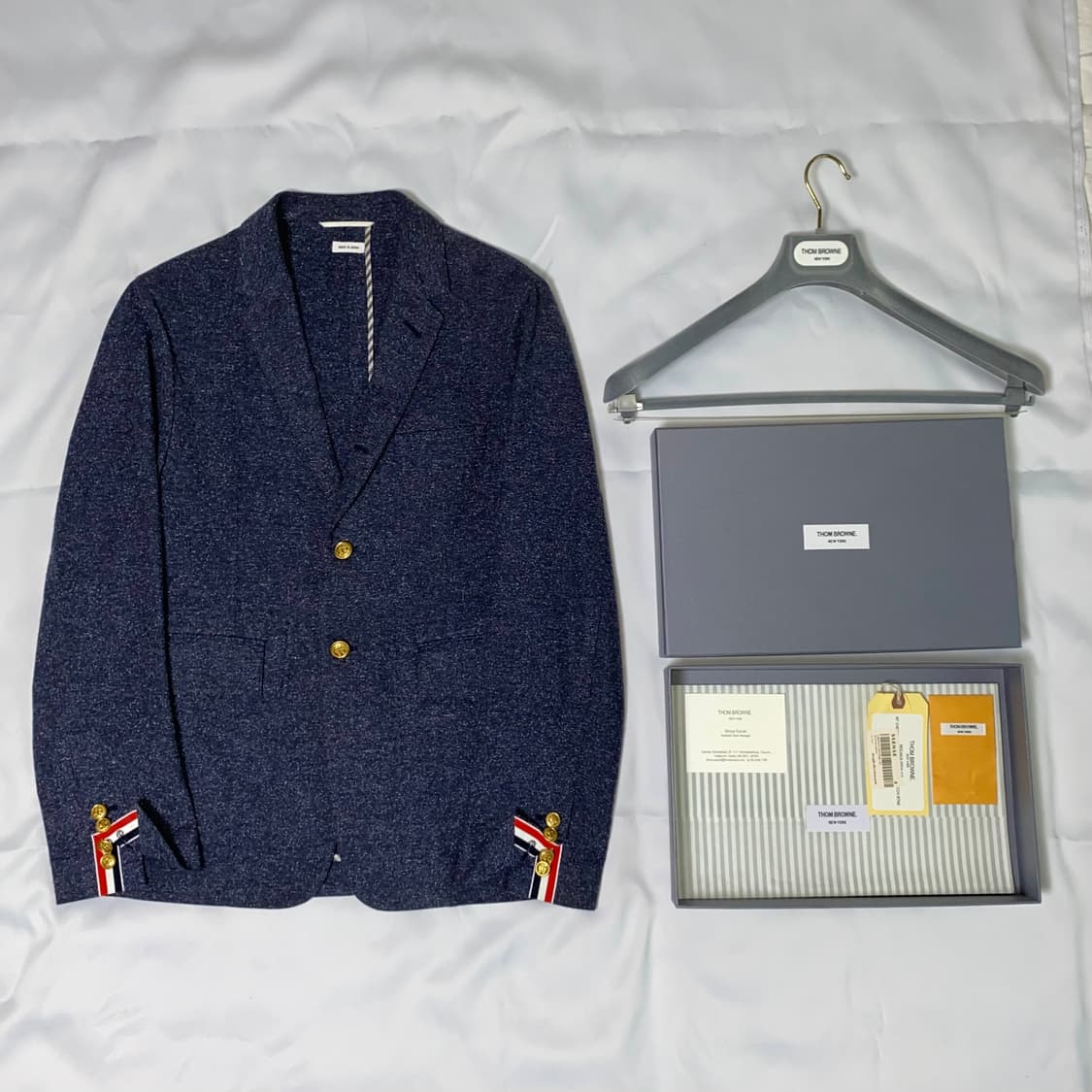 톰브라운 도네갈 트위드 금장 자켓 상품이미지1