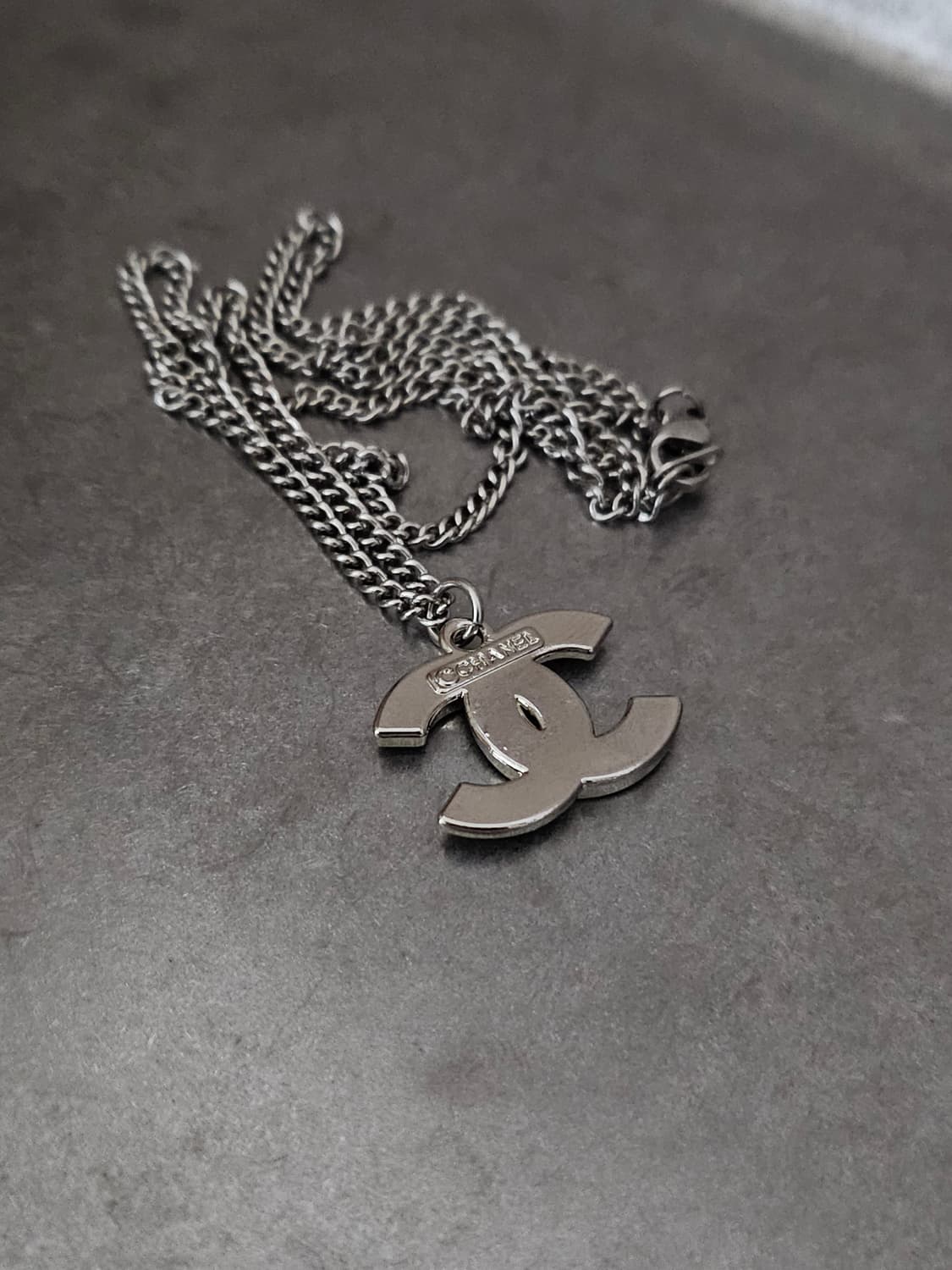 72 샤넬 빈티지 정품 목걸이 업사이클링 써지컬체인 상품이미지3