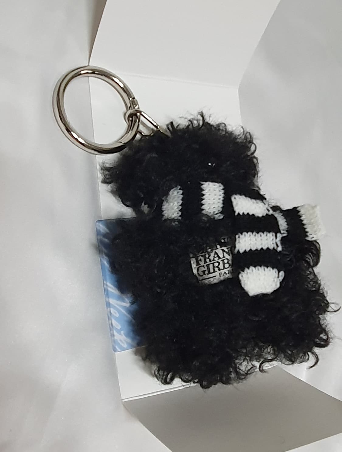 블랙 화이트 목도리 검정 검돌이 마리떼 프랑소와 저버  키링 상품이미지2