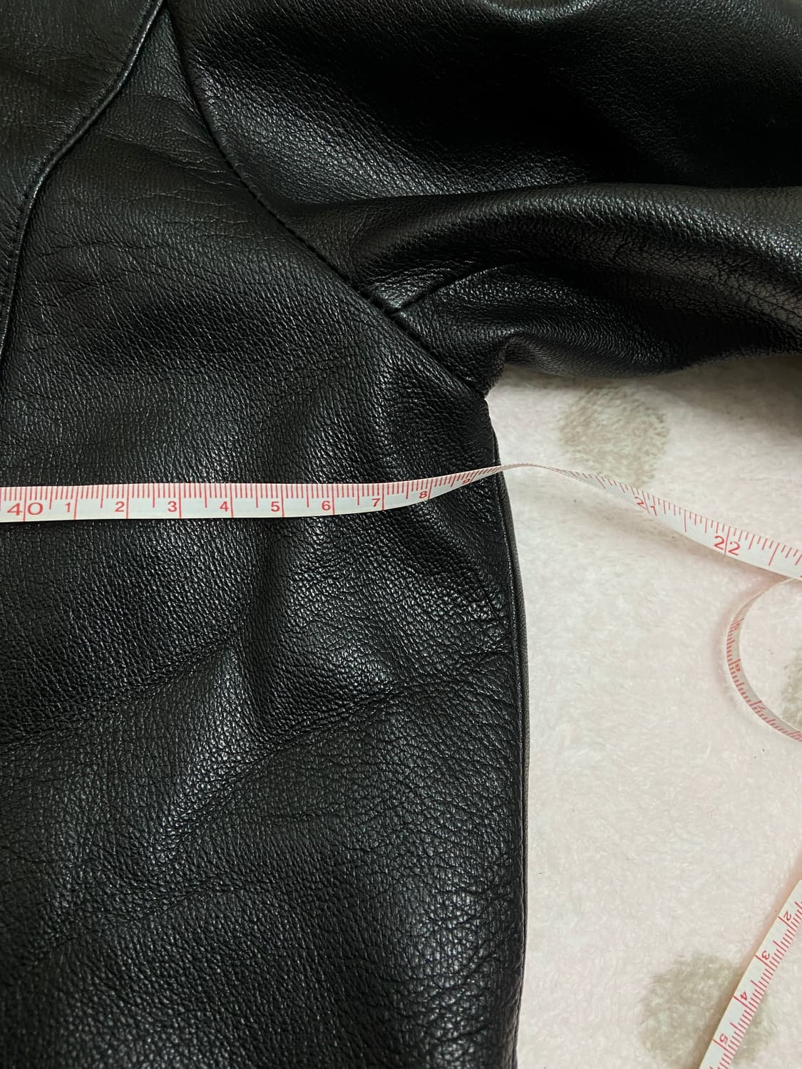 빈티지 블랙 리얼 레더 가죽자켓 상품이미지5