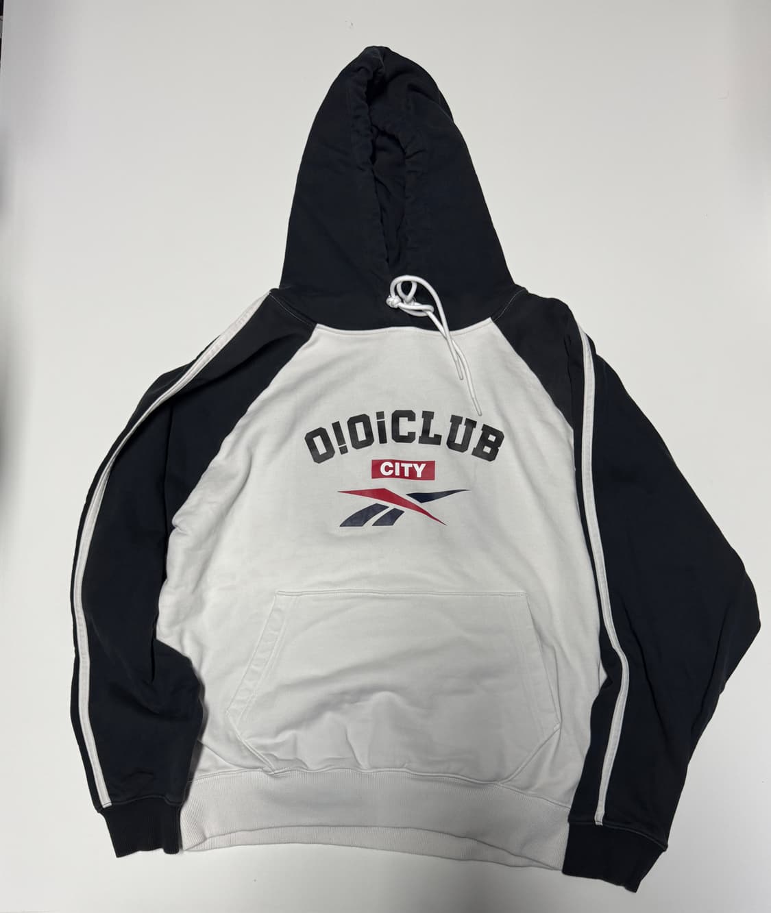 리복 X O!OiCLUB 콜라보 오버핏 후드티 XL~2XL 상품이미지1