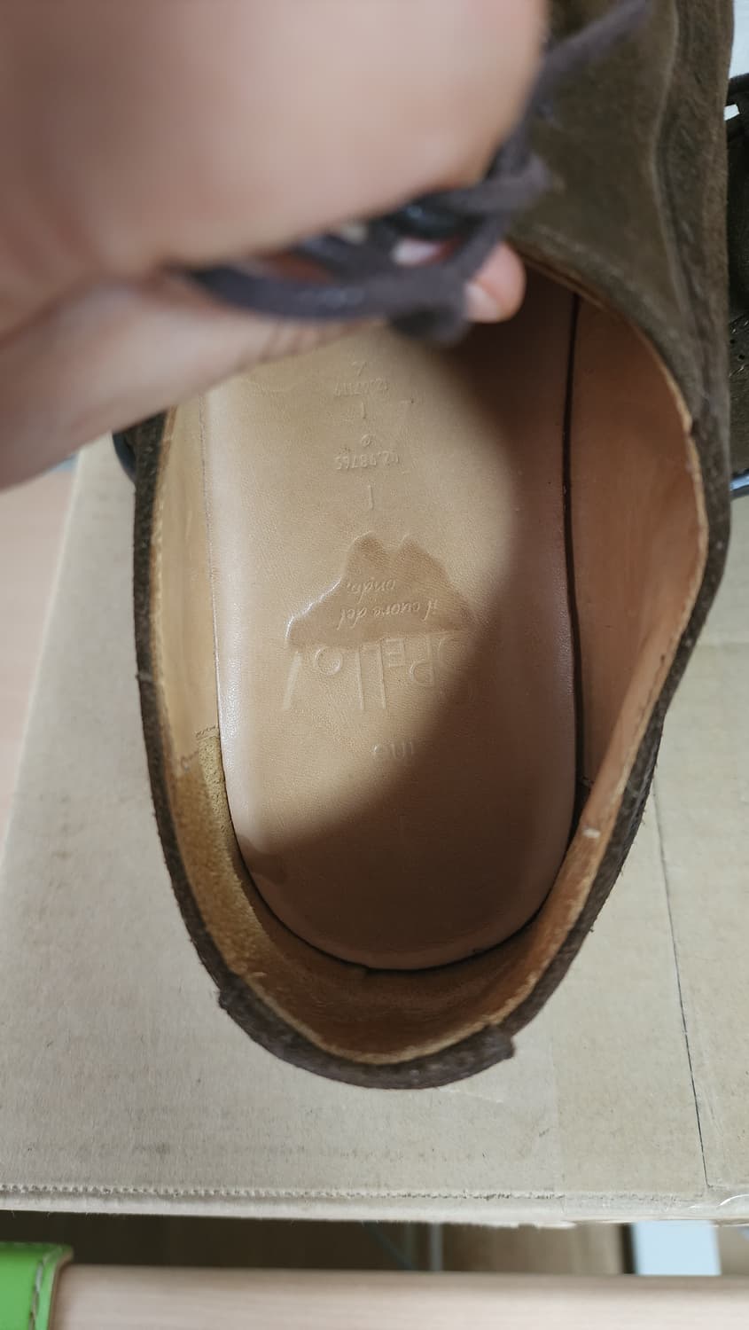 스펠로(SPELLO) 스웨이드 스트레이트팁 남성 구두 260 상품이미지6