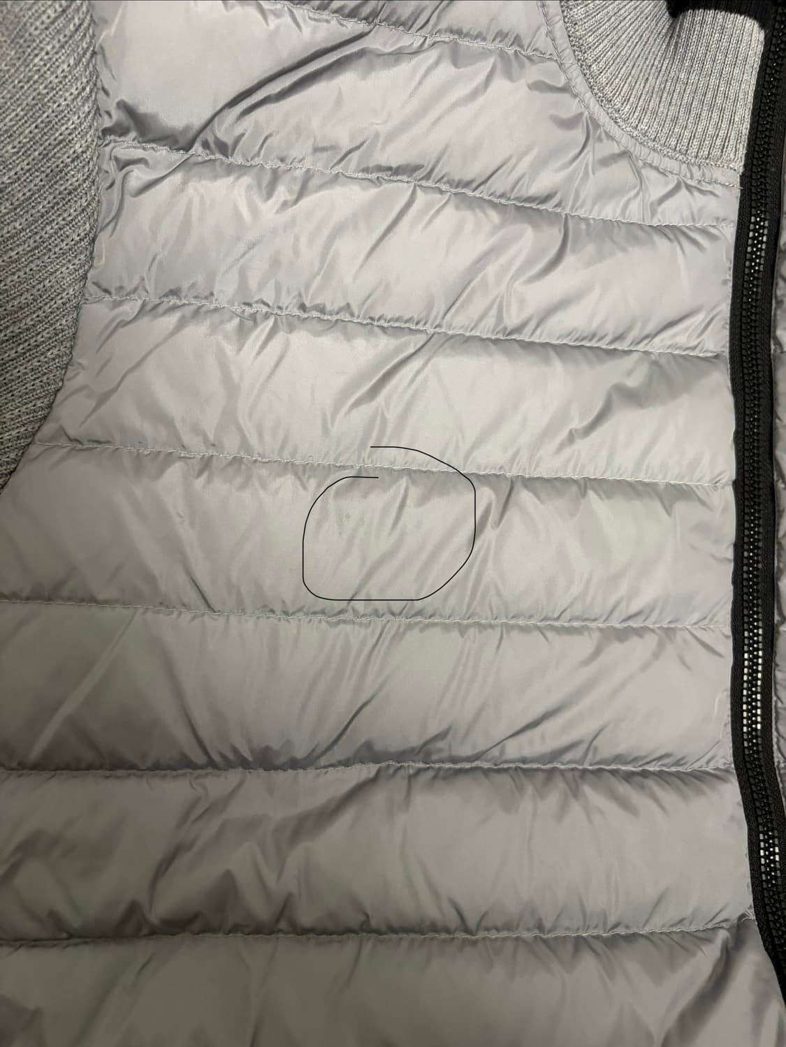 [M] 와이프로젝트 x 캐나다구스 하이브리드 니트 자켓 상품이미지10