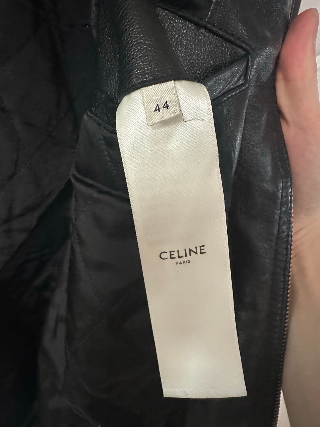 셀린느 FW21 지퍼 레더 자켓 상품이미지6