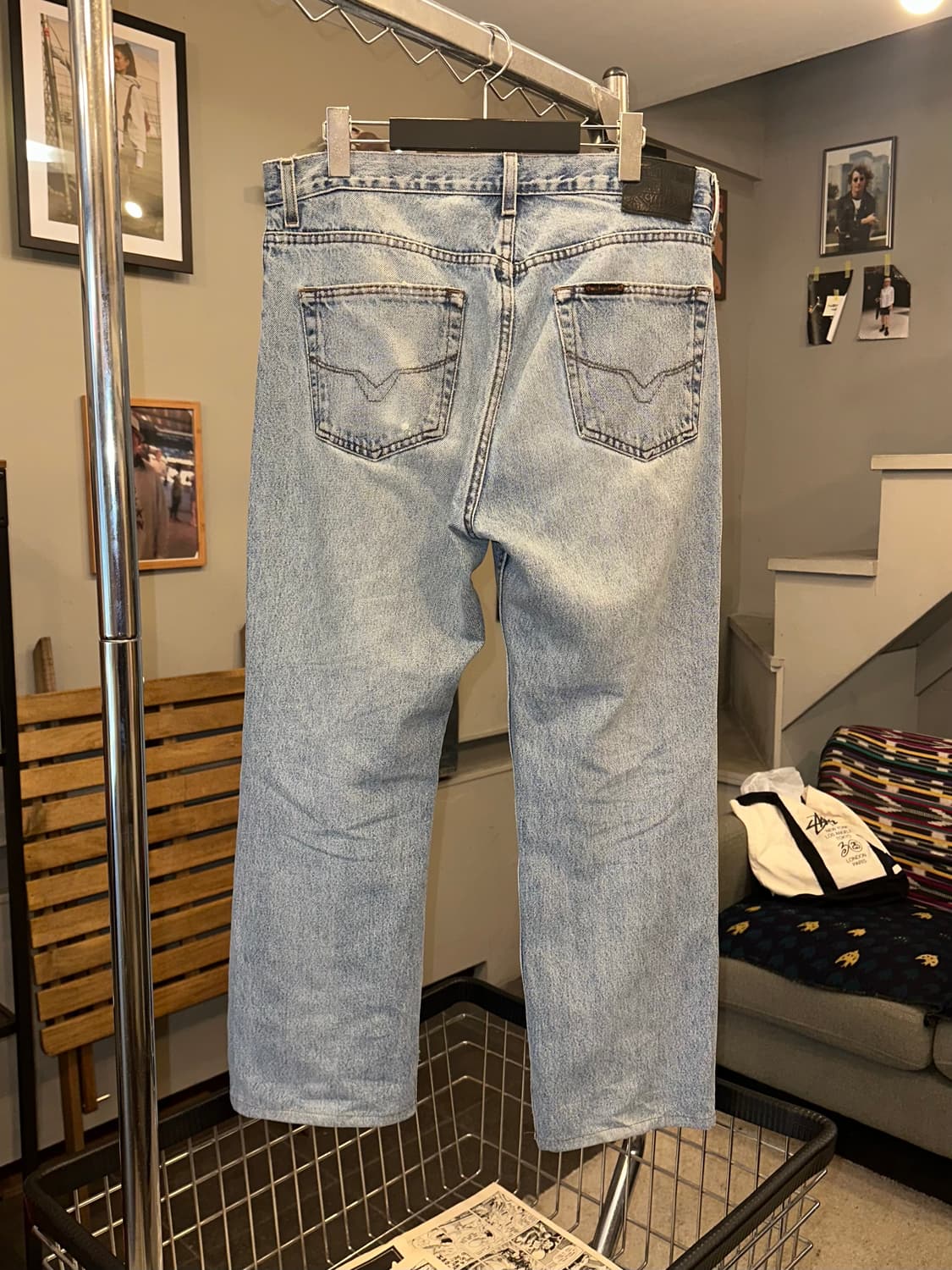 00’s Harley Davidson washed denim pants 상품이미지8
