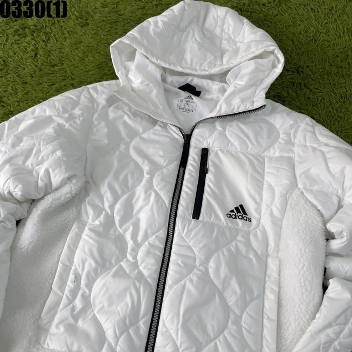 아디다스 후리스 퀄팅자켓 져지 삼선 아디다스 져지 상품이미지2