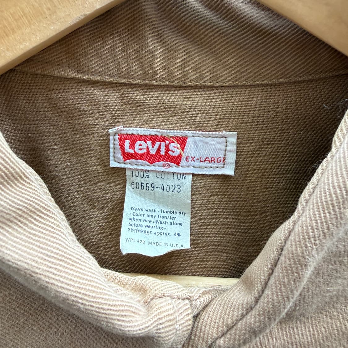 70s 리바이스 트윌셔츠 상품이미지3